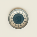 Jaipur Motif Large Plate - Green Motif