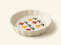 Trinket Tray Flower - Lili - Red & Yellow