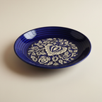 Blue Pottery Mughlai Design Large Plate
