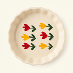 Trinket Tray Flower - Lili - Red & Yellow
