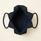 Crochet Tote Bag - Black