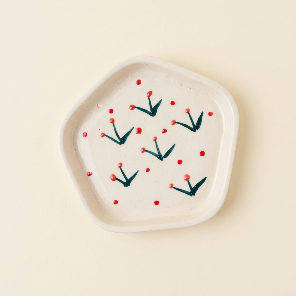 Trinket Tray Flower - Leaves