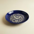 Blue Pottery Mughlai Design Large Plate
