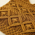 Crochet Tote Bag - Mustard