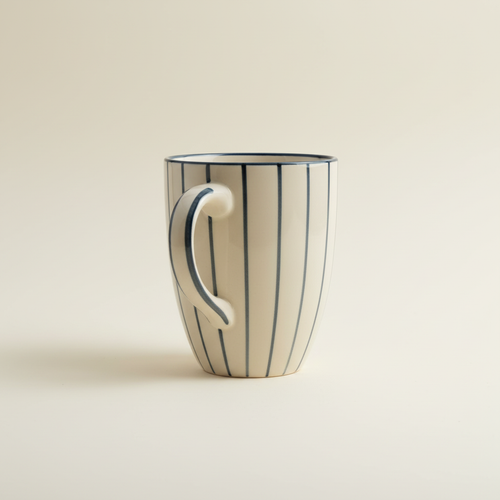 Ceramic Striped Mug