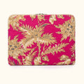 Quilted Cotton Laptop Sleeves - Magenta