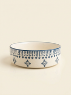 Blue Motif Tall Edge Plate