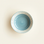Green Pottery Pasta Bowl