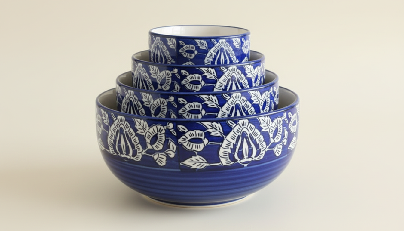 Jaipur Mughlai Design Bowl Set