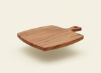 Wooden Square Serving Board with Handle - Cheese & Platter Board