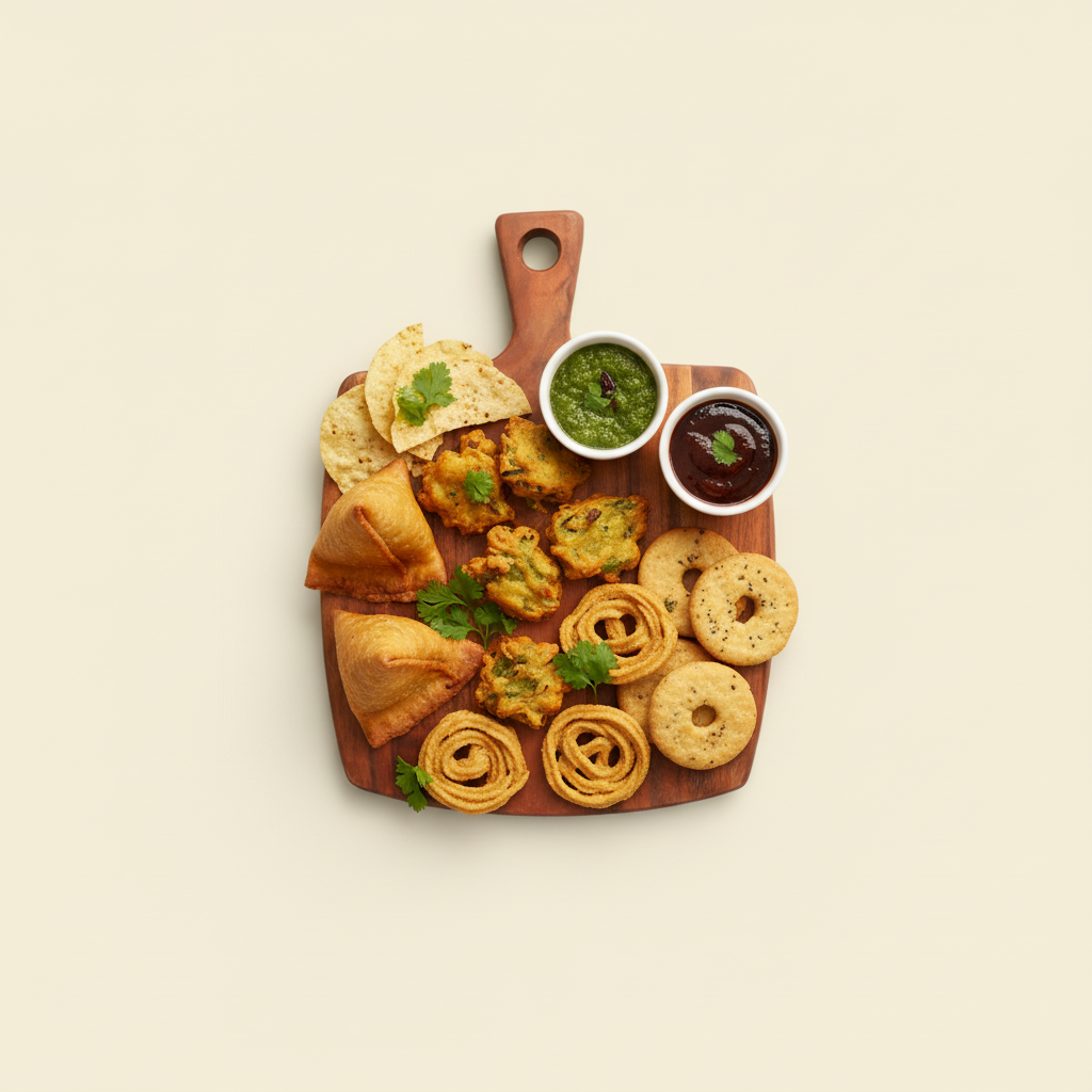 Wooden Square Serving Board with Handle - Cheese & Platter Board